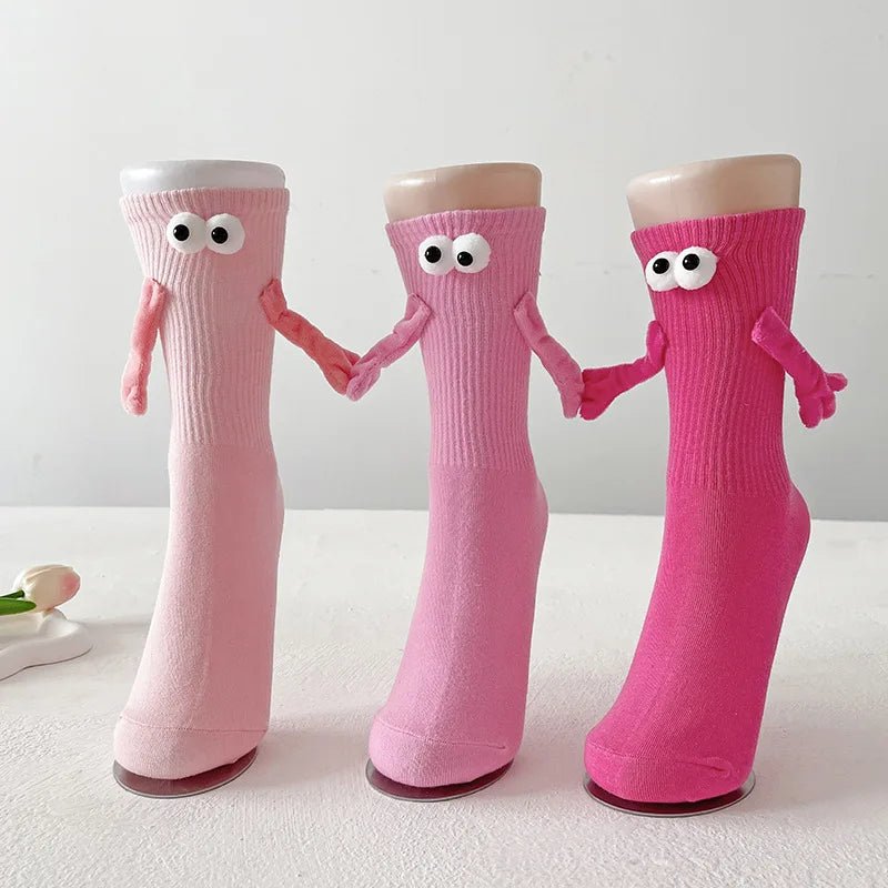 Magnetic Holding Hand Dopamine Funny Socks - itzy bitsy