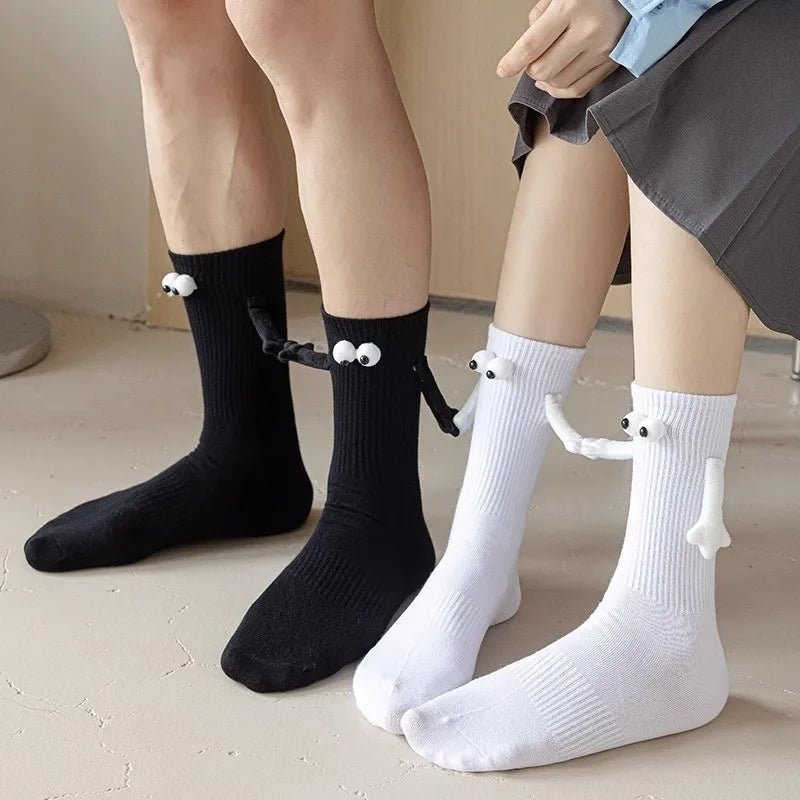 Magnetic Holding Hand Dopamine Funny Socks - itzy bitsy