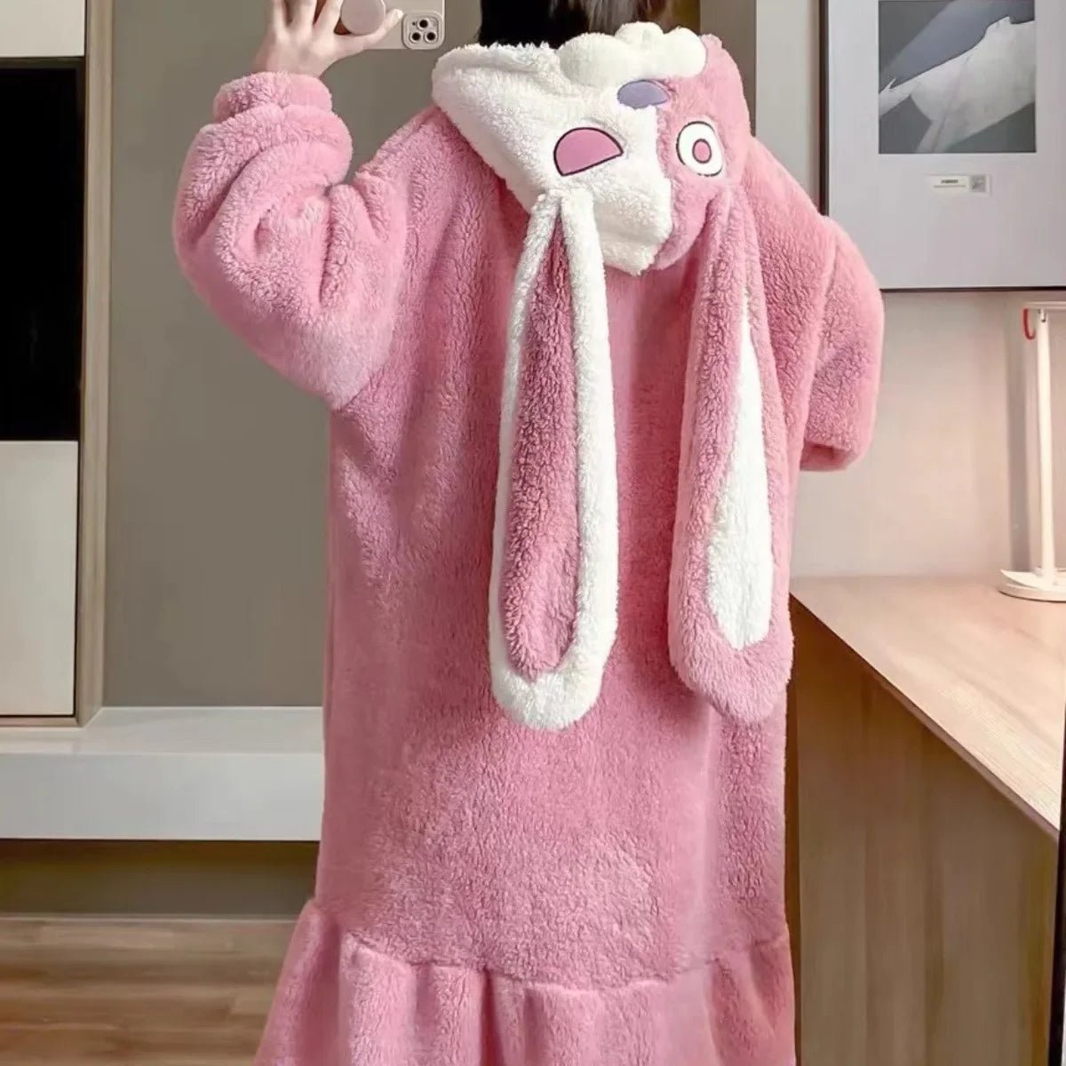 Mangle the Fox Coral Fleece Sleepwear Robe - itzy bitsy