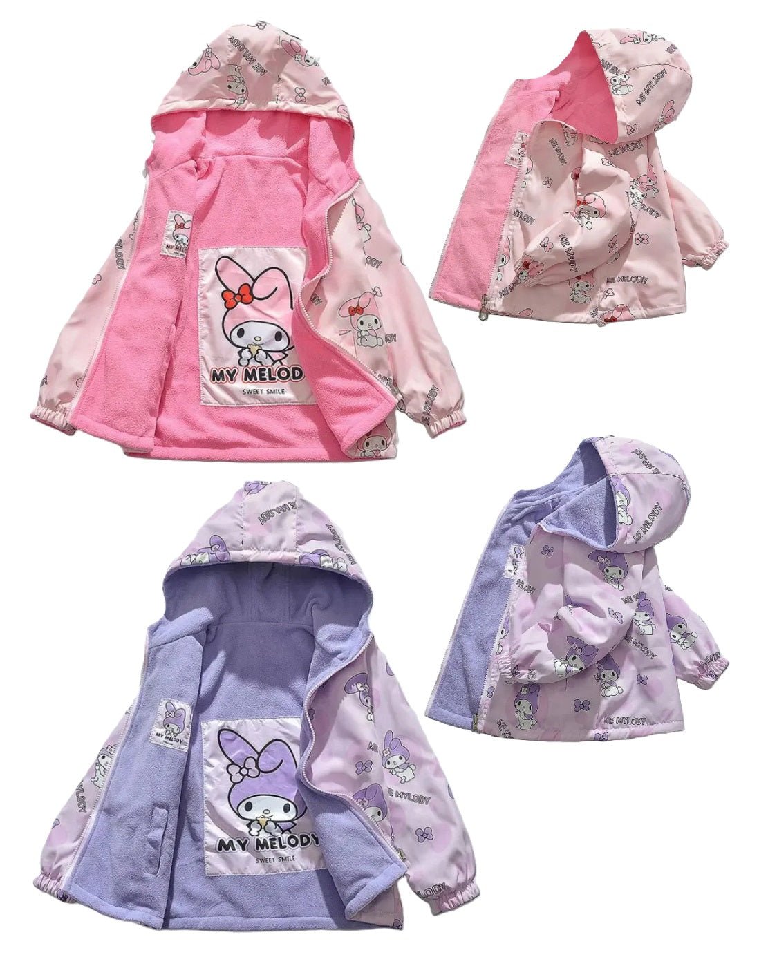 Melody Double - Sided Fleece - Lined Jacket - itzy bitsy