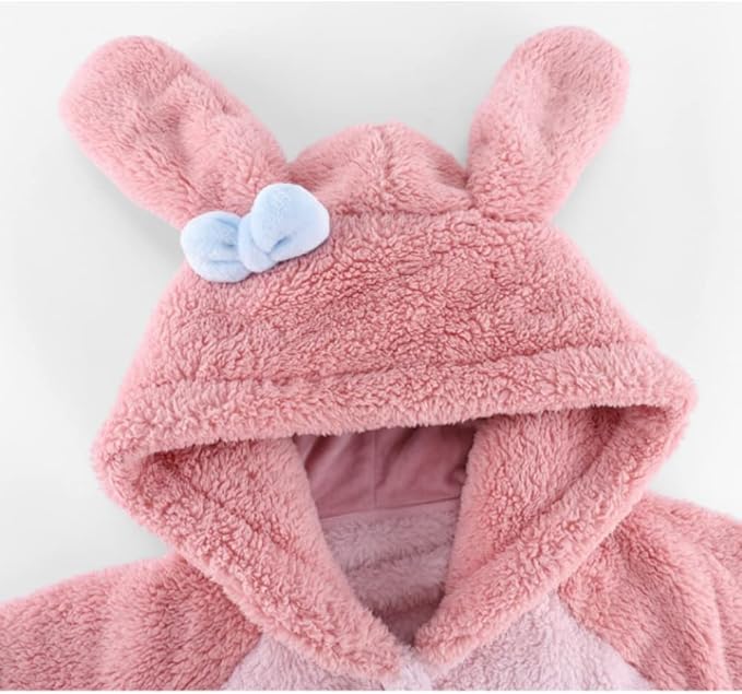 Melody Soft & Thick Coral Fleece Robe - itzy bitsy