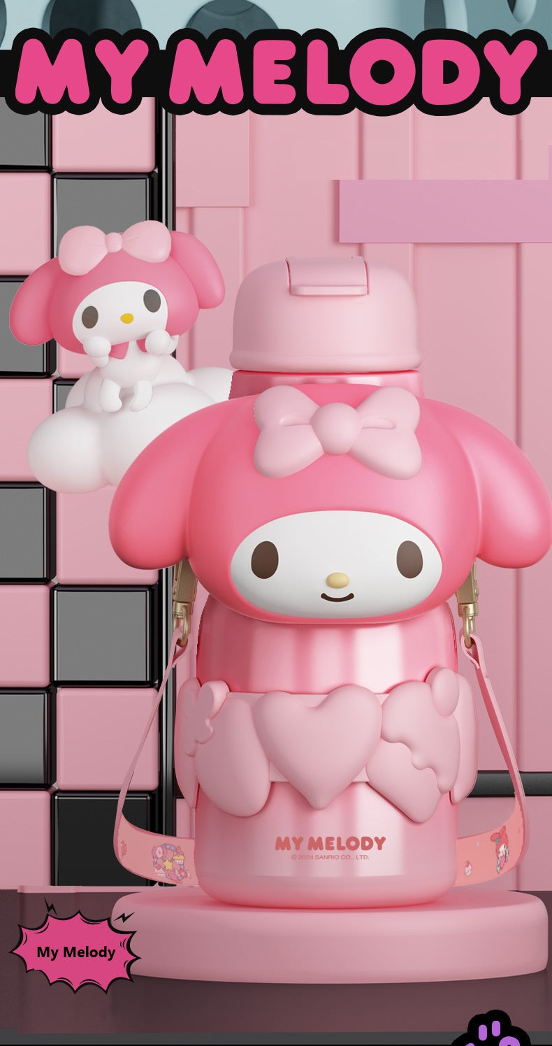 650ml  Kitty & Friends Stainless Steel Insulated Water Bottle