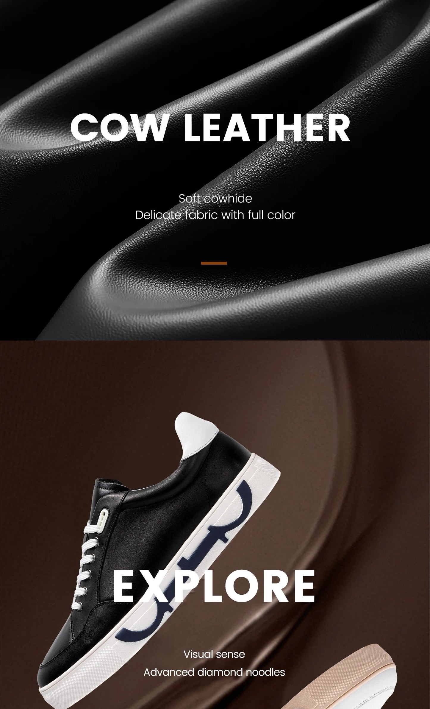 Men CH Luxury Leather Casual Sneakers - itzy bitsy