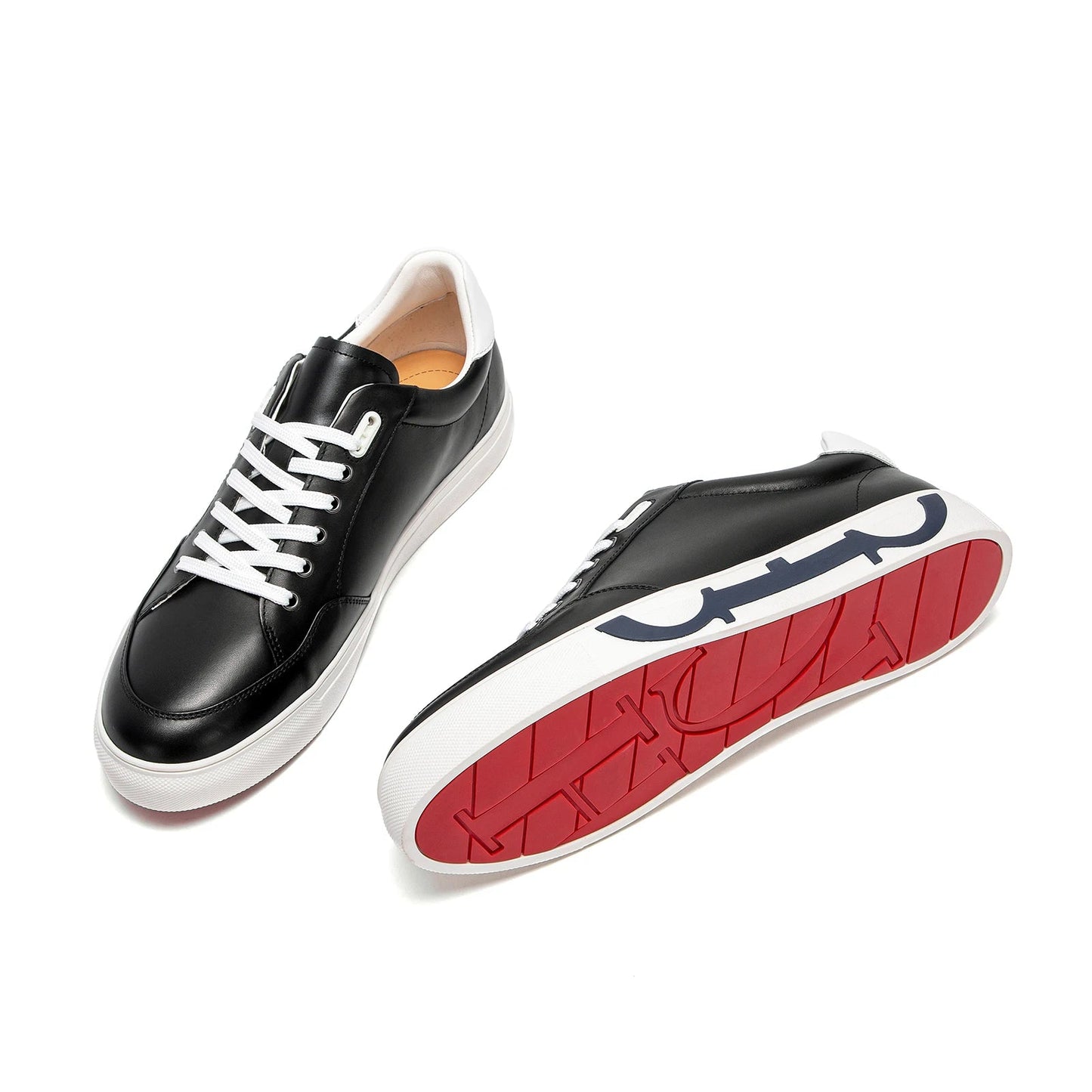 Men CH Luxury Leather Casual Sneakers - itzy bitsy