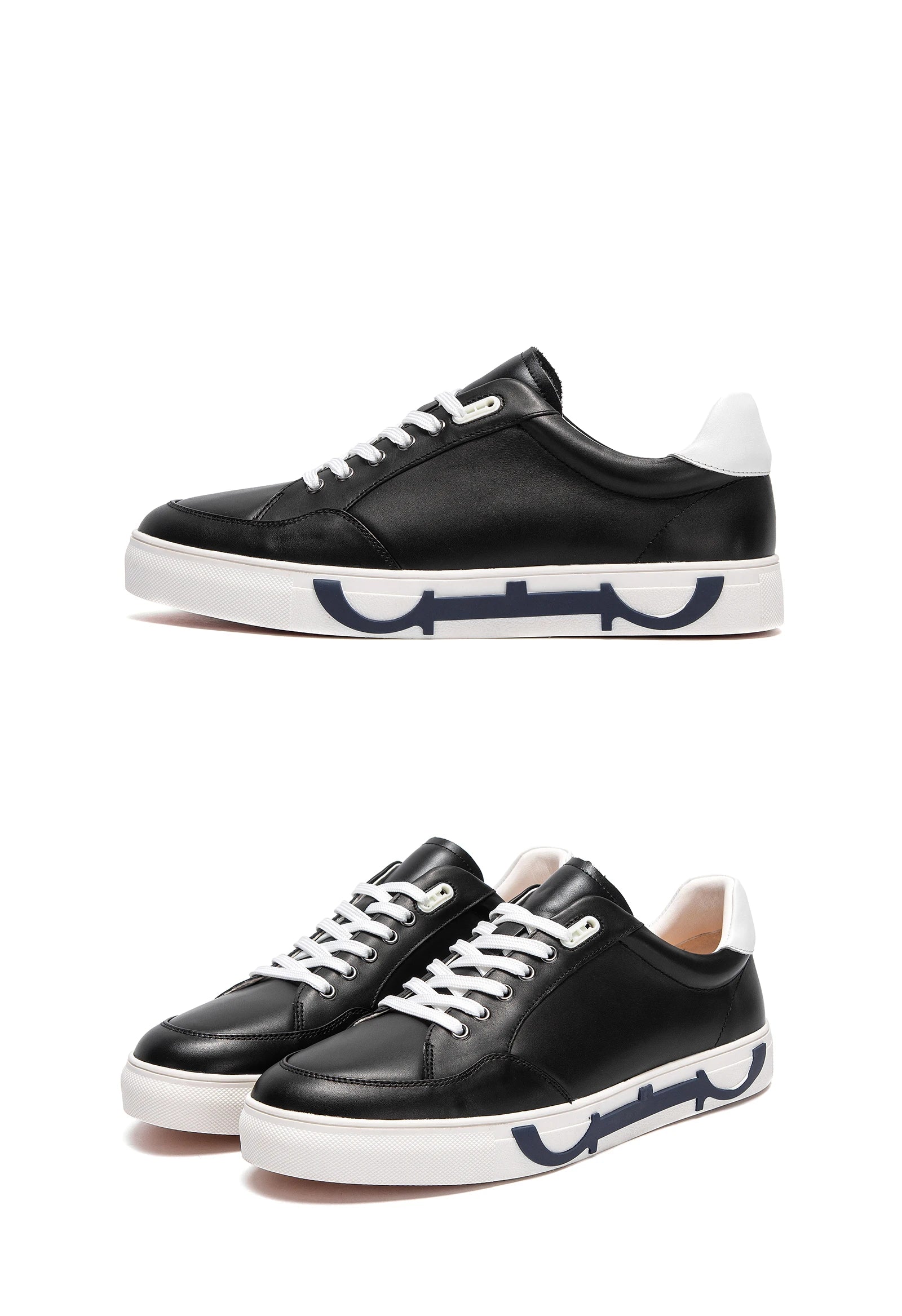 Men CH Luxury Leather Casual Sneakers - itzy bitsy