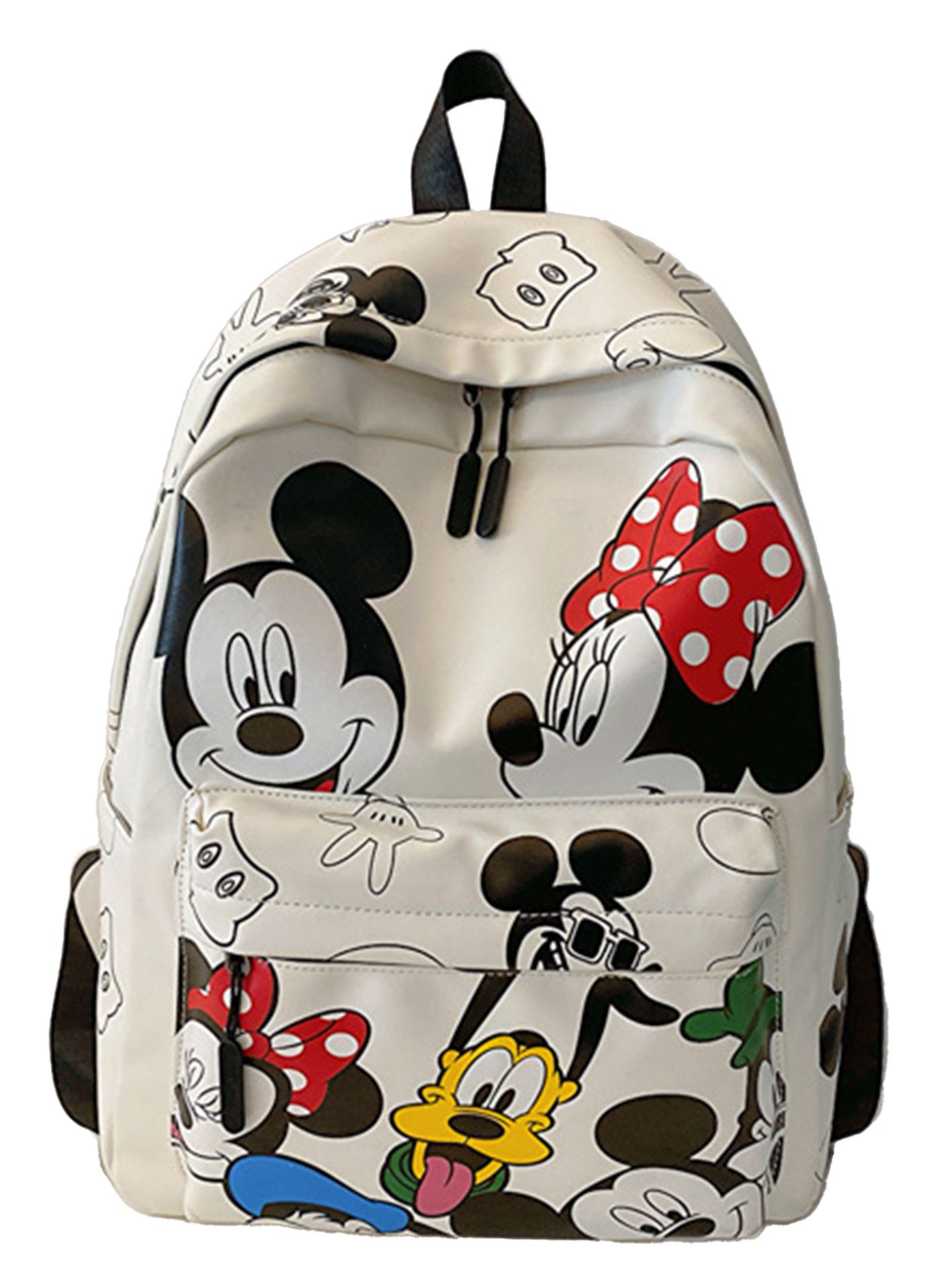 Mickey Large PU Leather Backpack - itzy bitsy