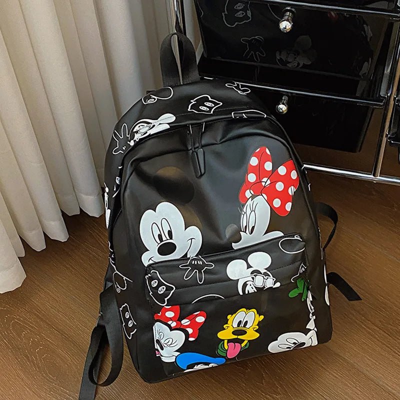 Mickey Large PU Leather Backpack - itzy bitsy