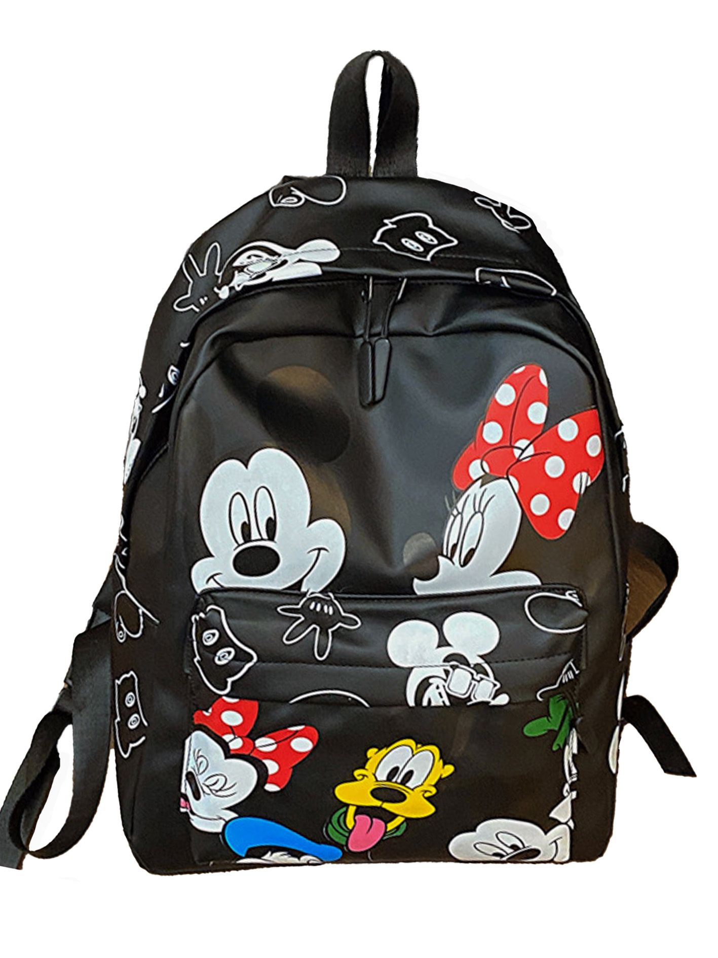 Mickey Large PU Leather Backpack - itzy bitsy