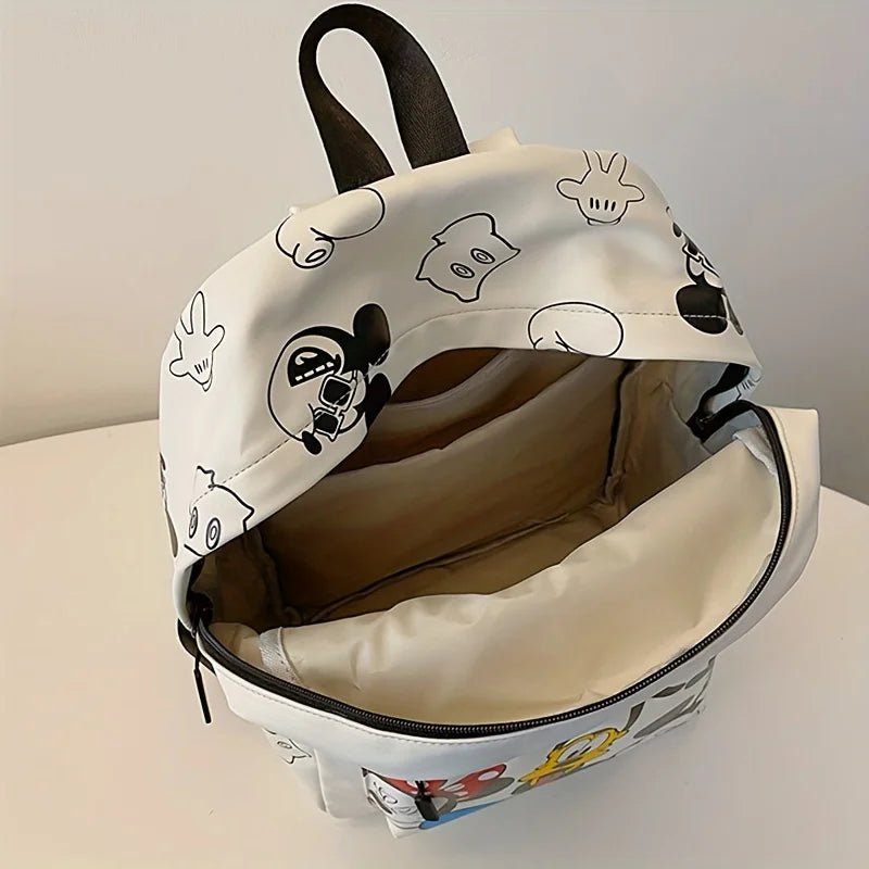 Mickey Large PU Leather Backpack - itzy bitsy