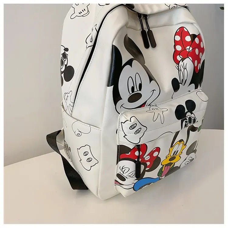 Mickey Large PU Leather Backpack - itzy bitsy