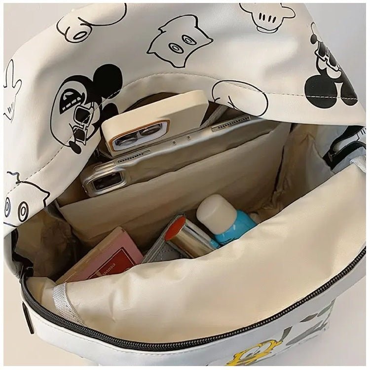 Mickey Large PU Leather Backpack - itzy bitsy