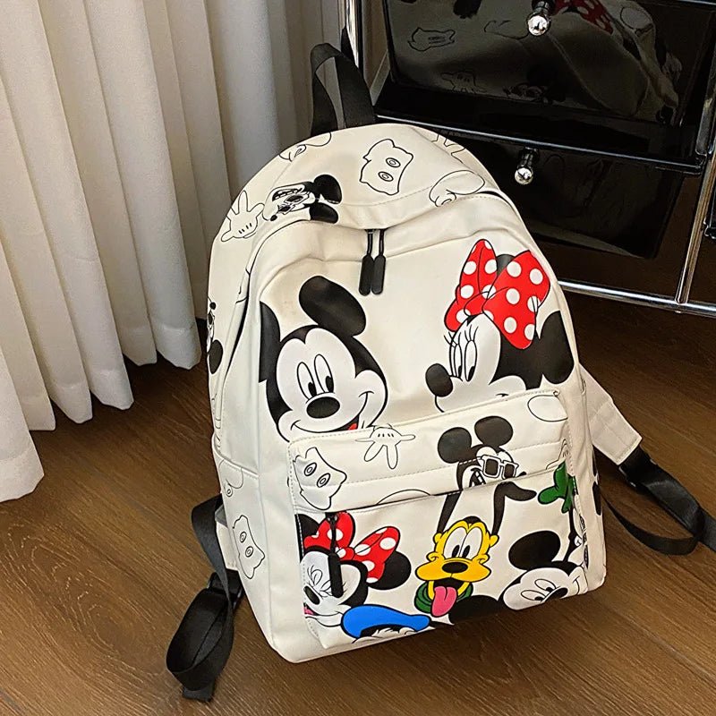 Mickey Large PU Leather Backpack - itzy bitsy