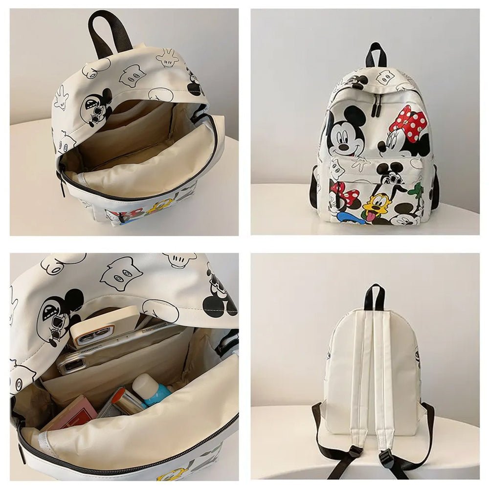 Mickey Large PU Leather Backpack - itzy bitsy