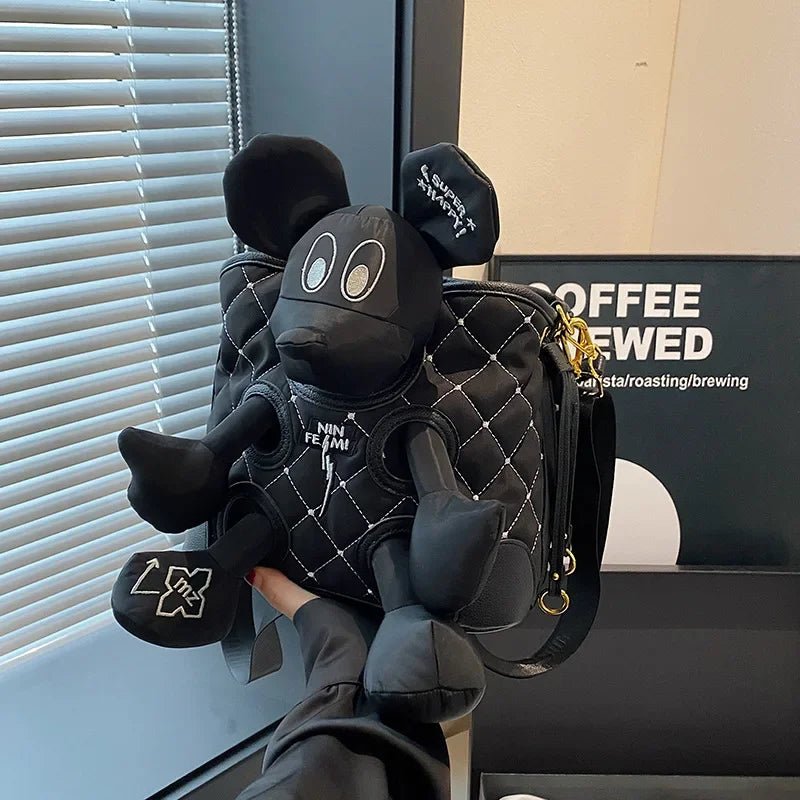 Mickey Mouse Doll Embroidery Bucket Bag - itzy bitsy