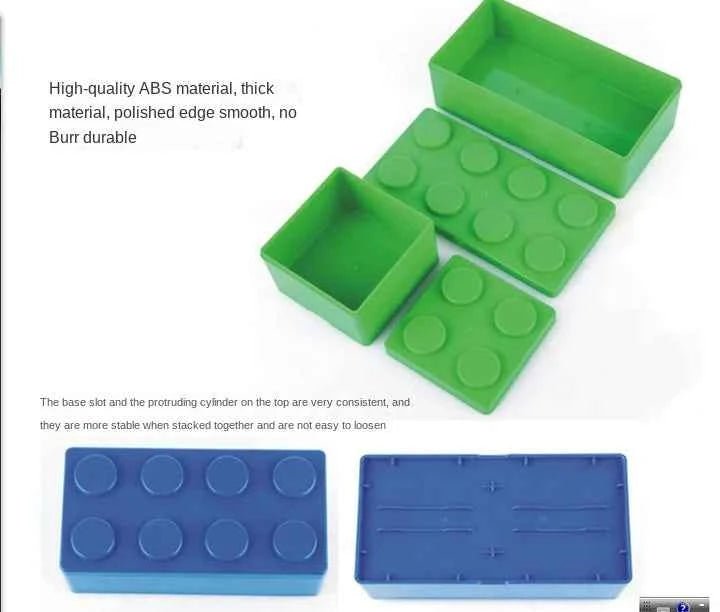 Mini Building Blocks Storage/ Organizer Box - itzy bitsy