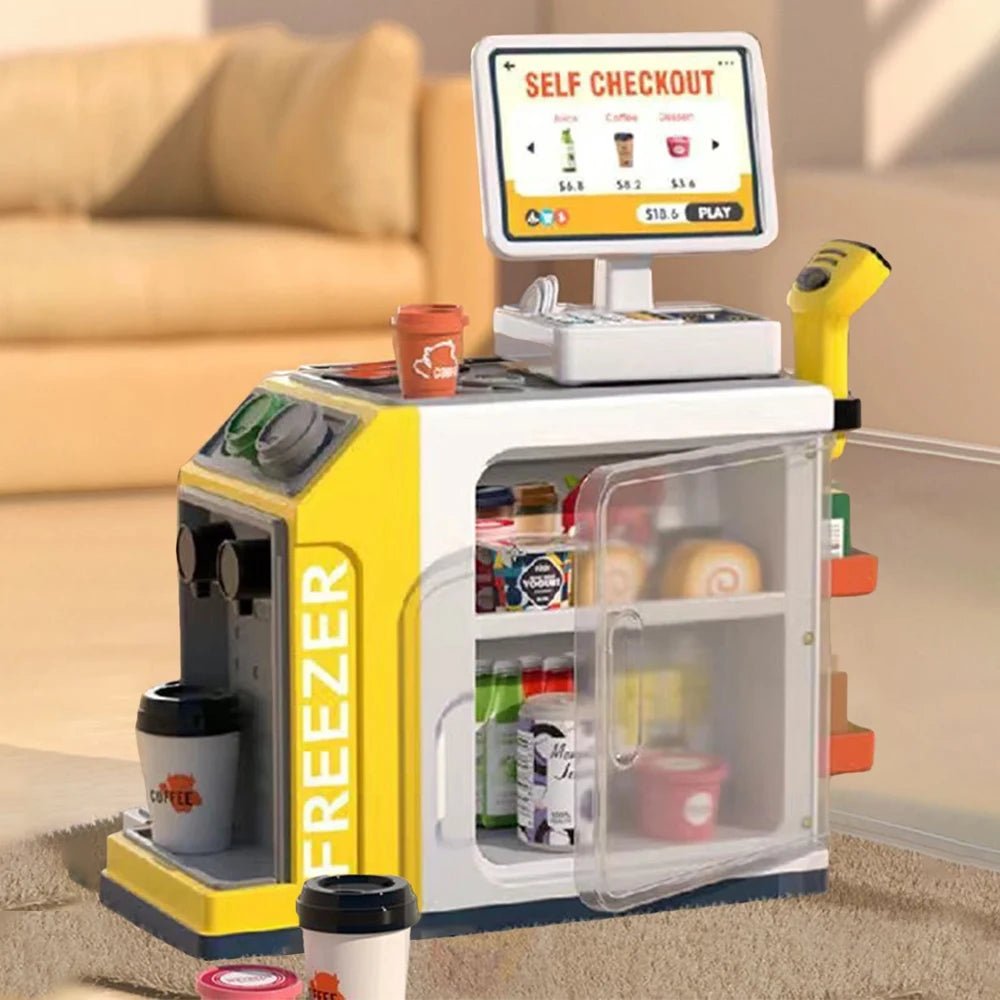 Mini Mart Cash Register Pretend Playset - itzy bitsy