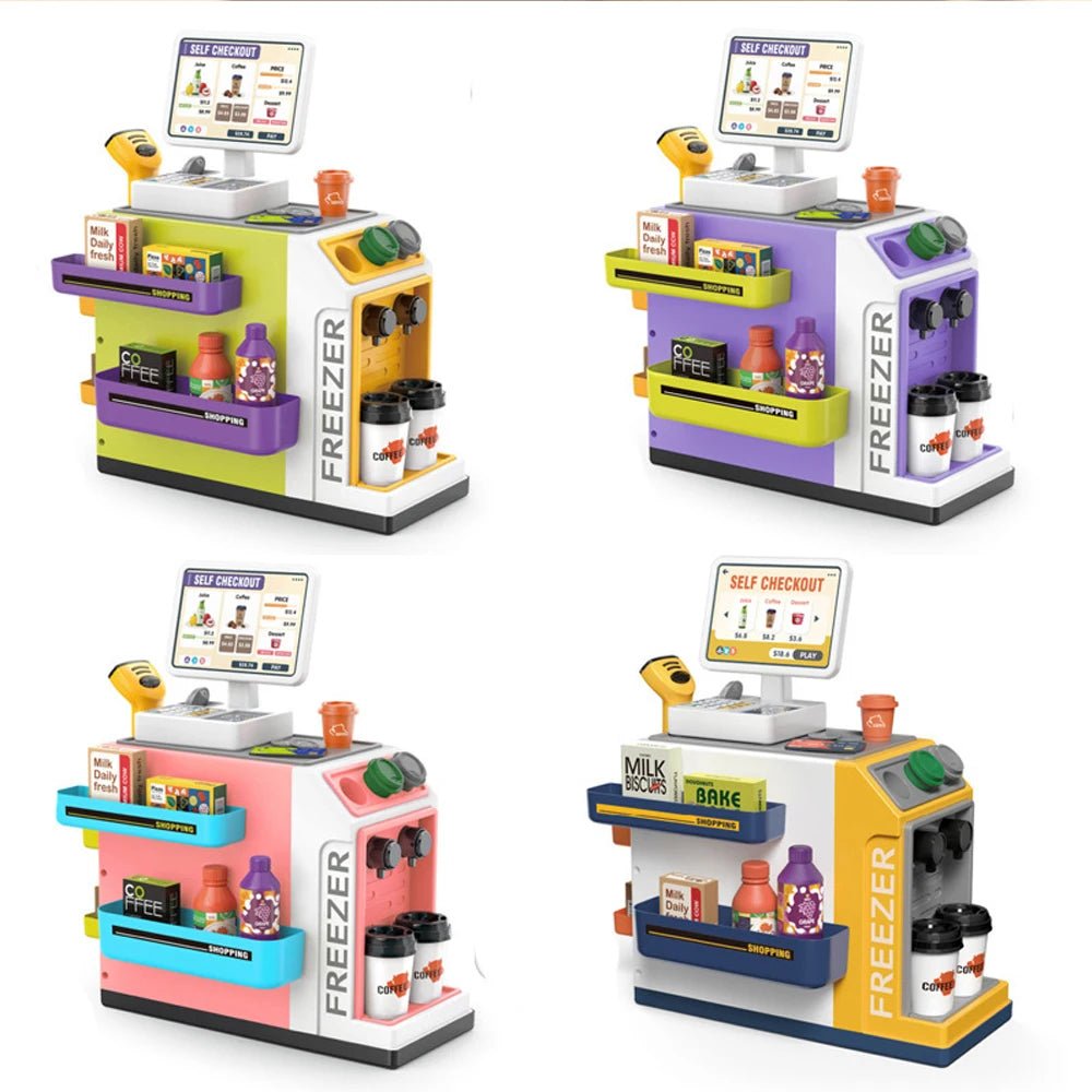 Mini Mart Cash Register Pretend Playset - itzy bitsy