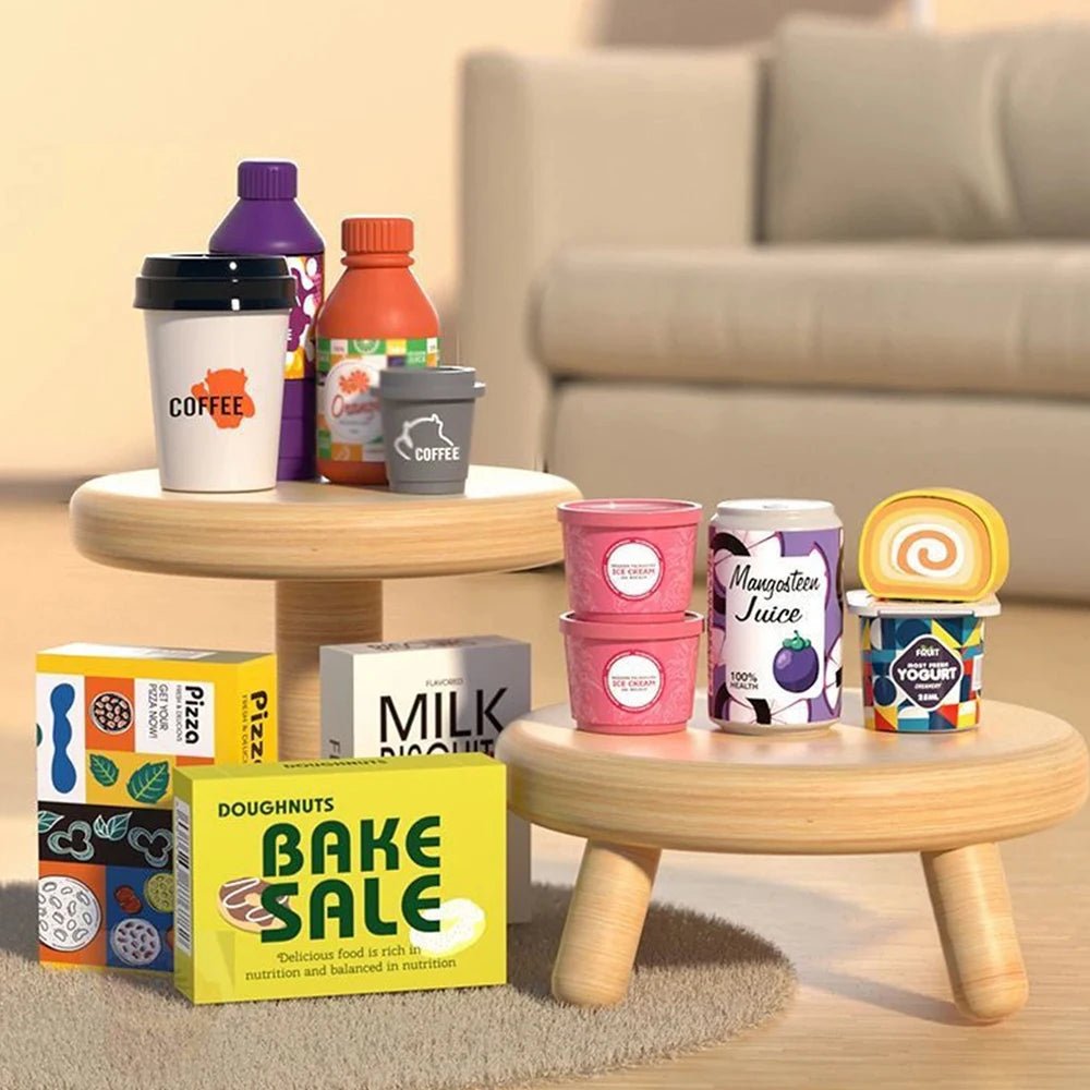 Mini Mart Cash Register Pretend Playset - itzy bitsy