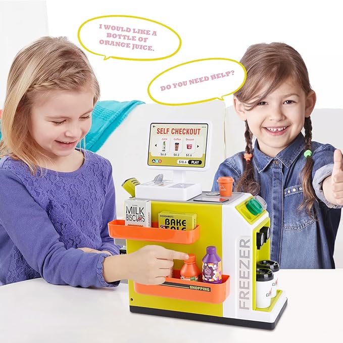 Mini Mart Cash Register Pretend Playset - itzy bitsy