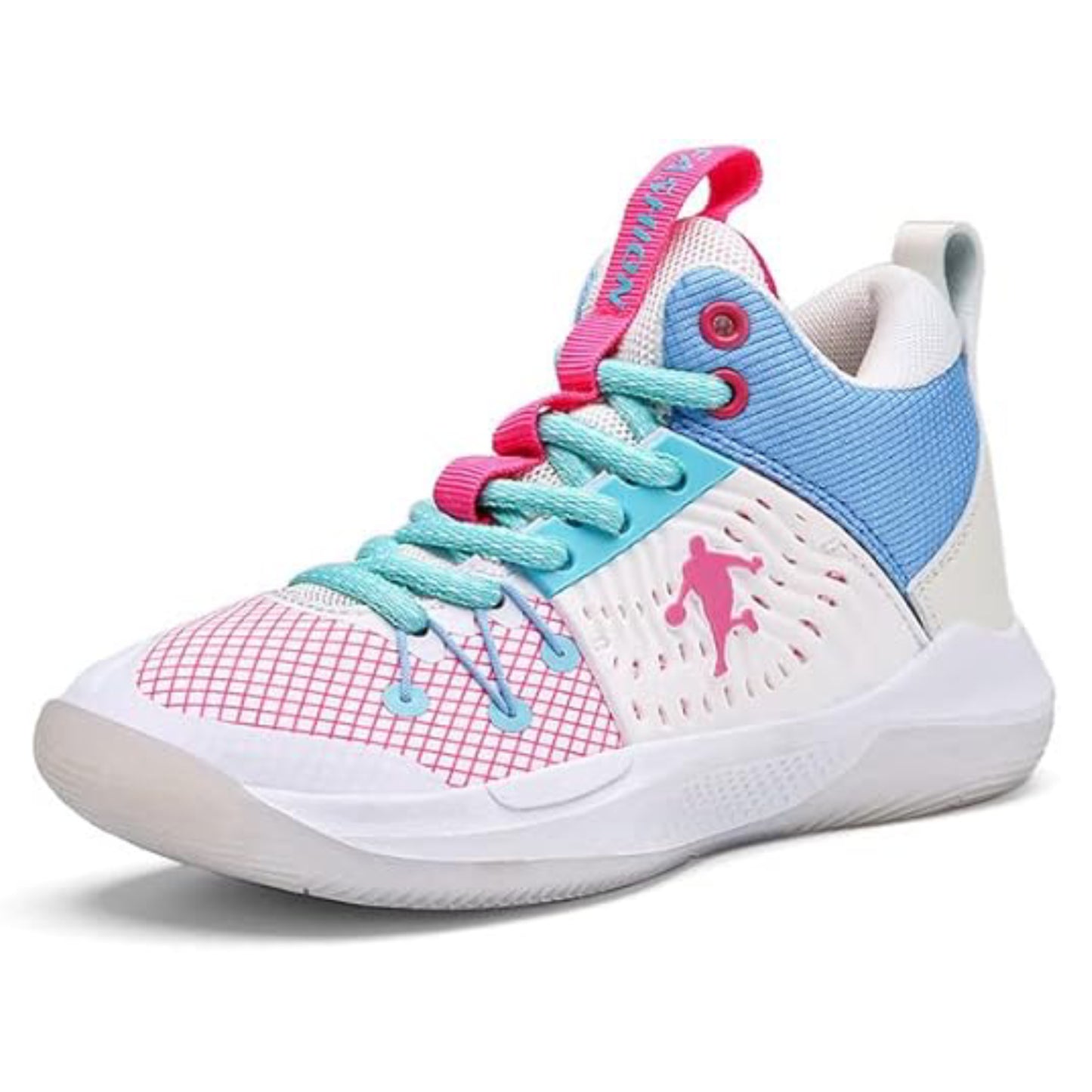 Children's Ocean Breeze High-Tops Basketball Shoes - Light Pink
