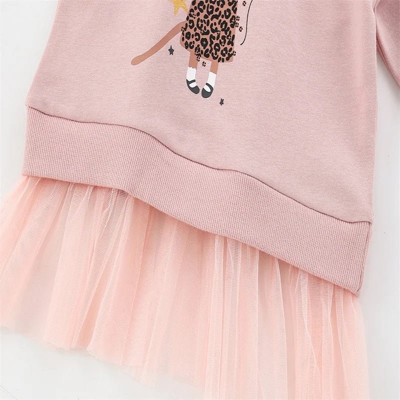 Mouse Applique Mesh Tulle Pullover - itzy bitsy