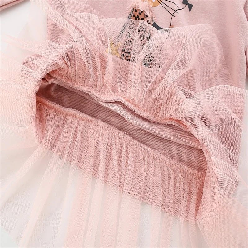 Mouse Applique Mesh Tulle Pullover - itzy bitsy