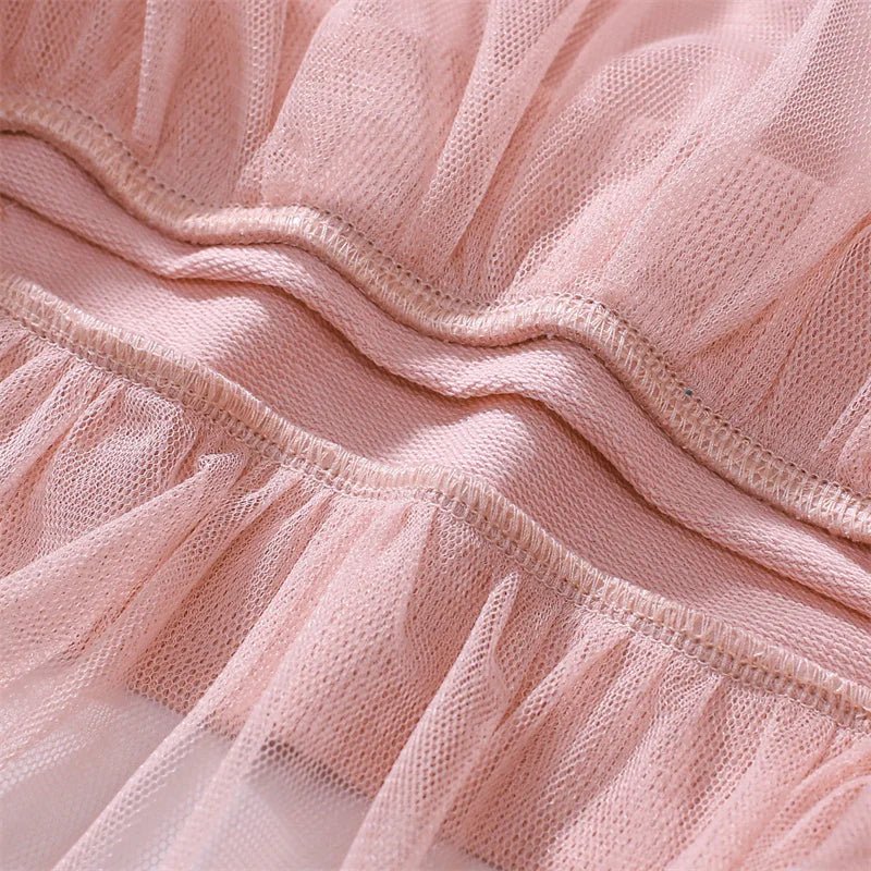 Mouse Applique Mesh Tulle T Shirt - itzy bitsy