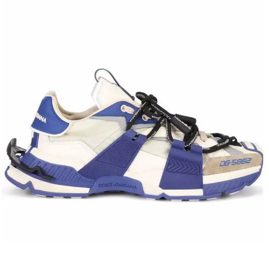 D&G Designer Inspired Space Sneakers - Navy Blue