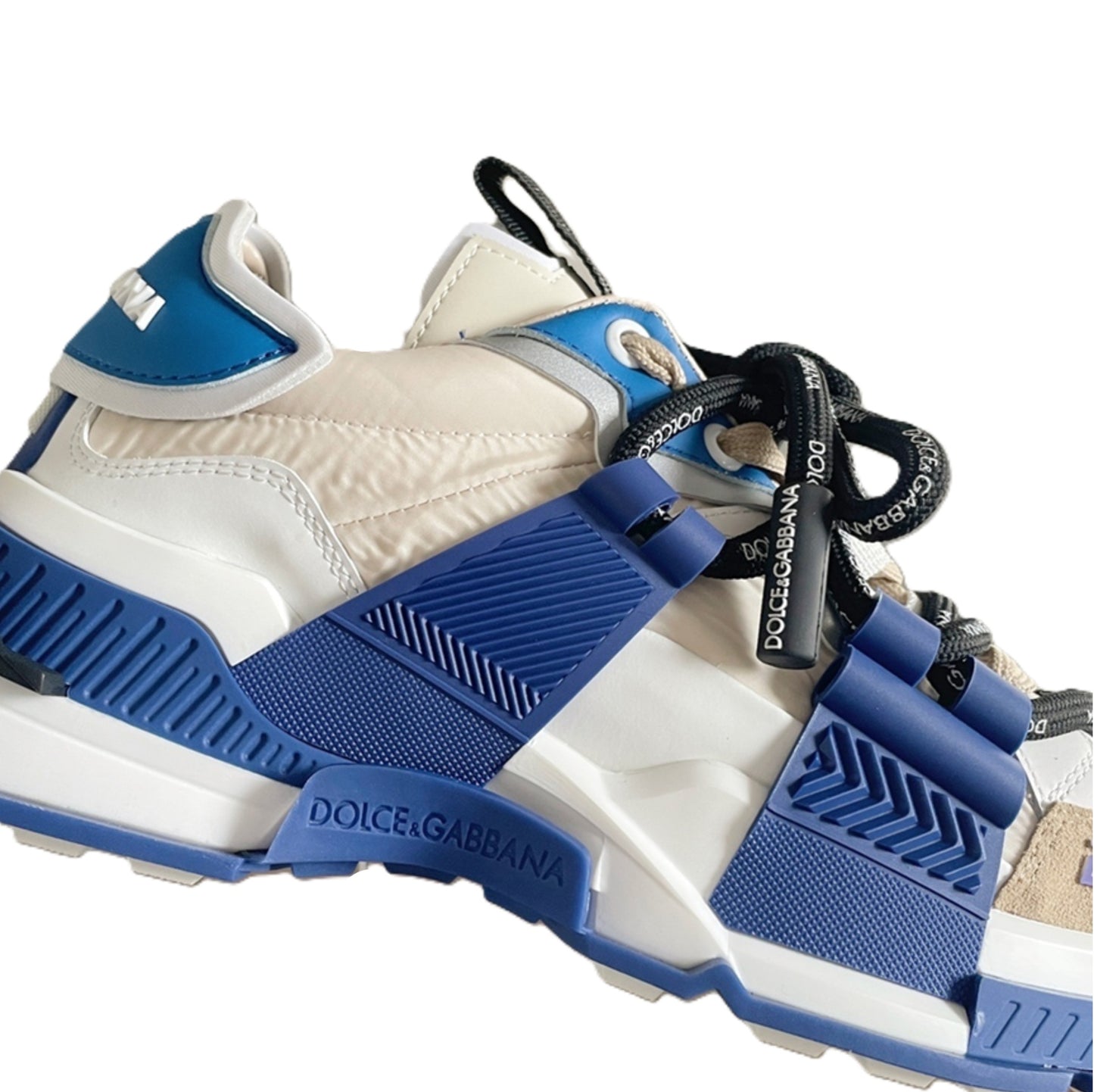 D&G Designer Inspired Space Sneakers - Navy Blue