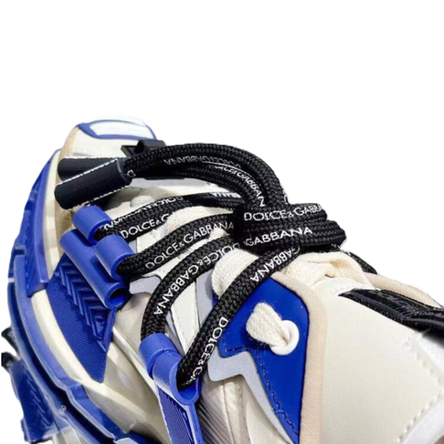 D&G Designer Inspired Space Sneakers - Navy Blue