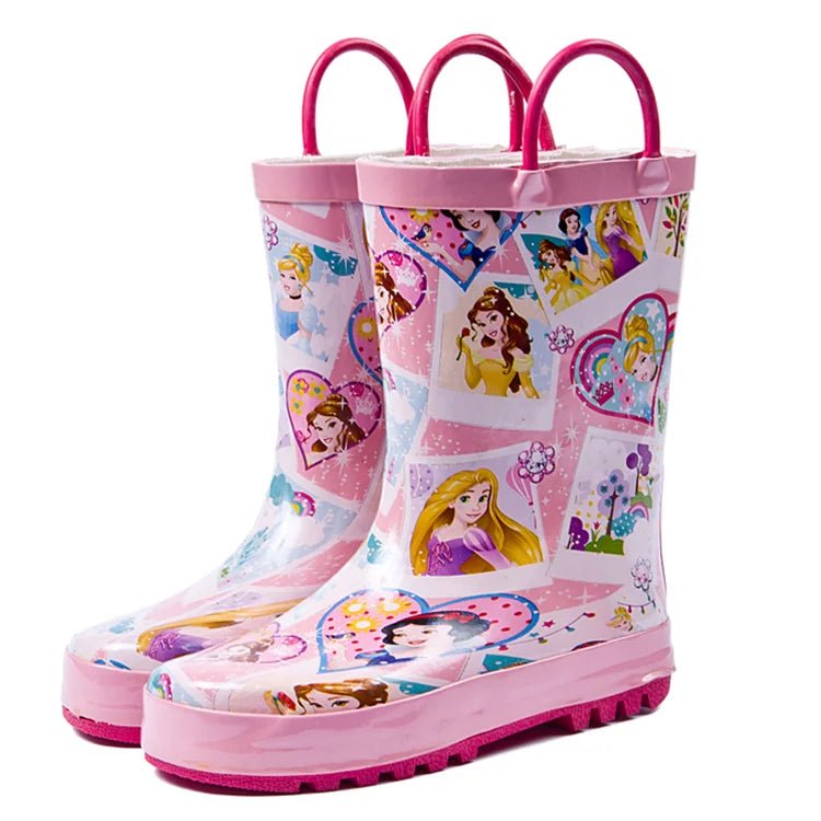 New Cartoon Kids Princess Non - Slip Rain Boots - itzy bitsy