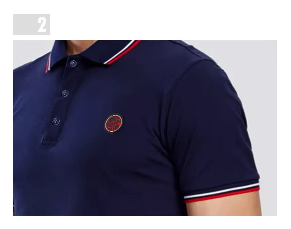 New Men's Cotton Businessman Polo Shirt - itzy bitsy