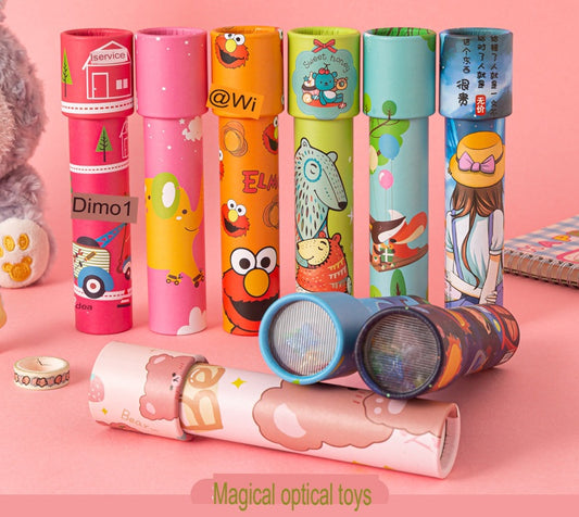 20Pcs Rotating Kaleidoscope Magical Variety Interior Lookout Tube - Children's Toys
