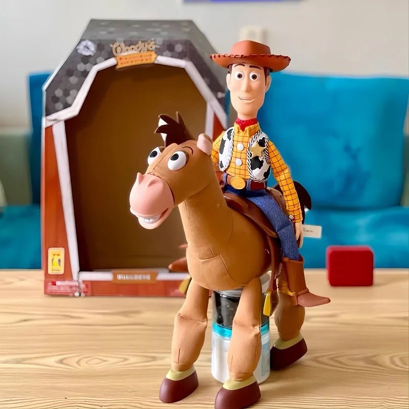 Original Toy Story Woody, Jessie, Horse Bullseye 18 Inch Interactive Sound Toy - itzy bitsy