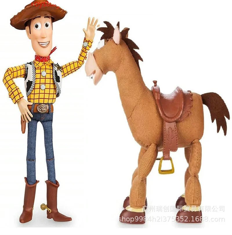 Original Toy Story Woody, Jessie, Horse Bullseye 18 Inch Interactive Sound Toy - itzy bitsy