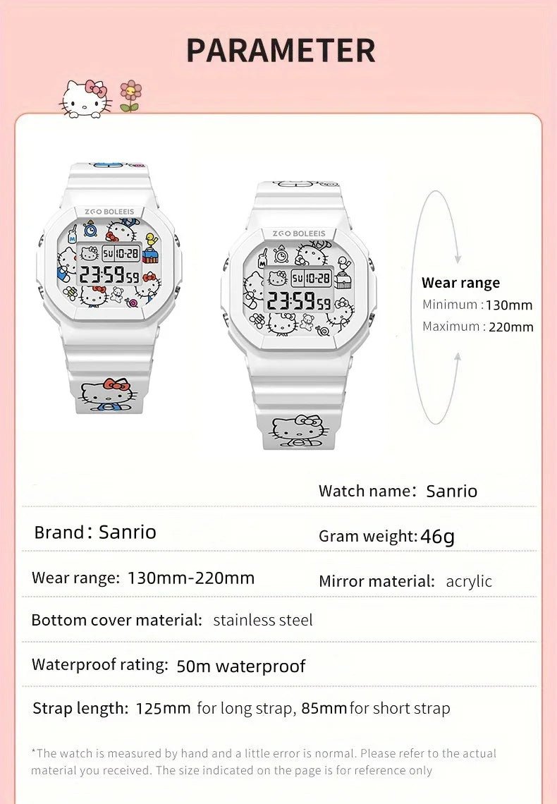 Original ZGO Sanrio Digital Waterproof Wrist Watch - itzy bitsy