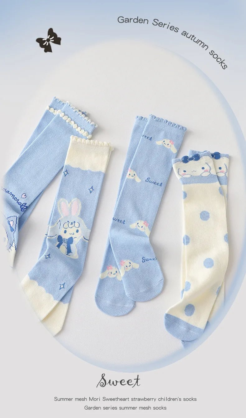 Over The Knee Cinnamoroll Socks - itzy bitsy