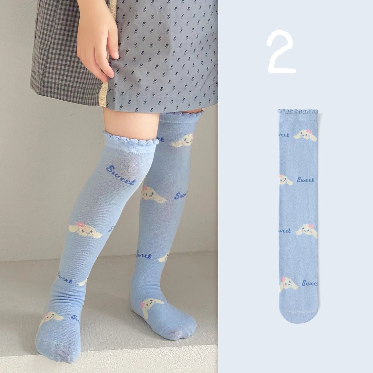 Over The Knee Cinnamoroll Socks - itzy bitsy