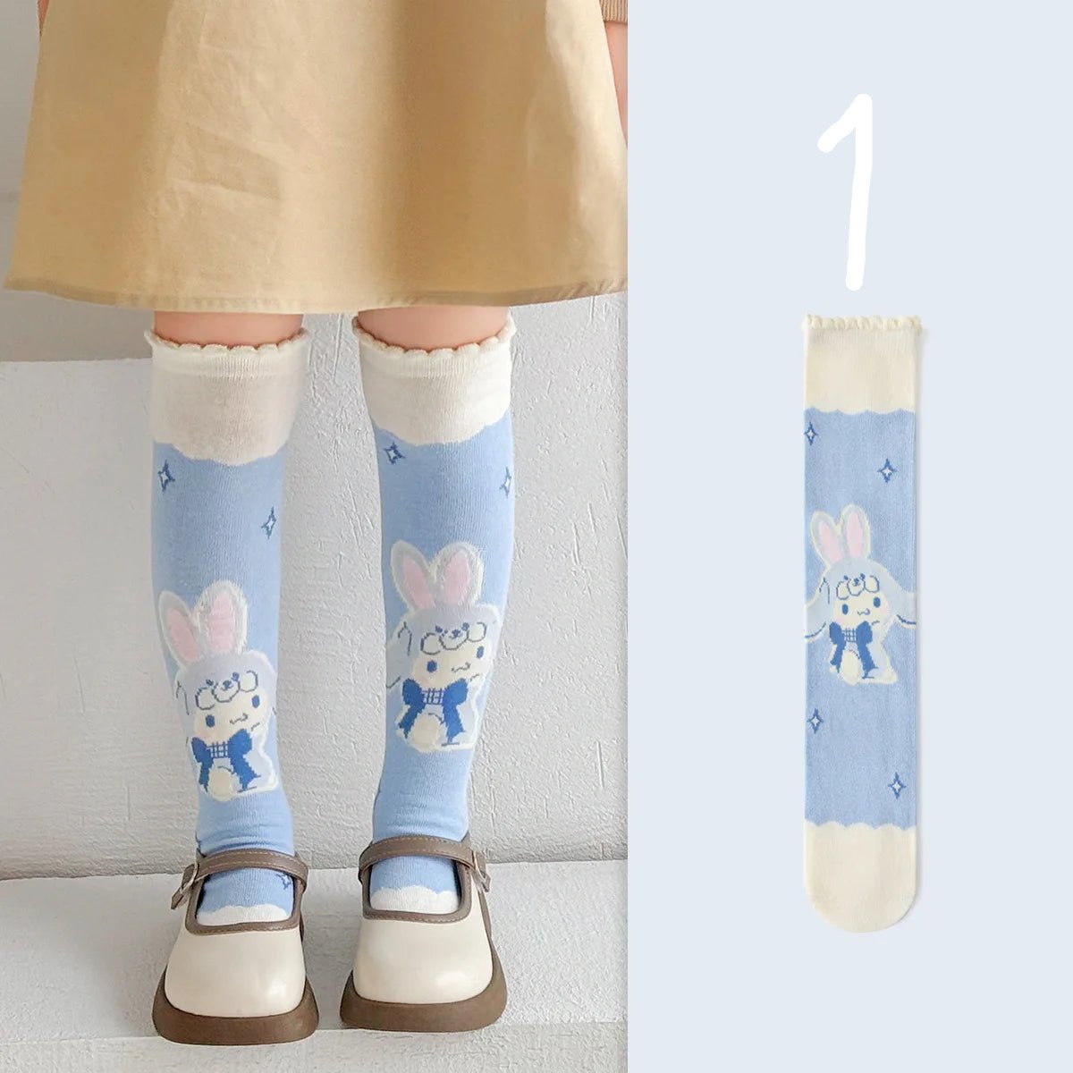 Over The Knee Cinnamoroll Socks - itzy bitsy