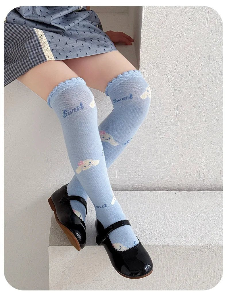 Over The Knee Cinnamoroll Socks - itzy bitsy