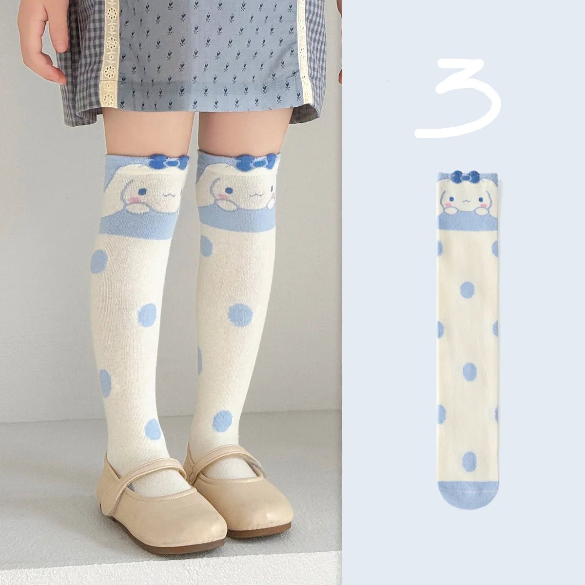 Over The Knee Cinnamoroll Socks - itzy bitsy
