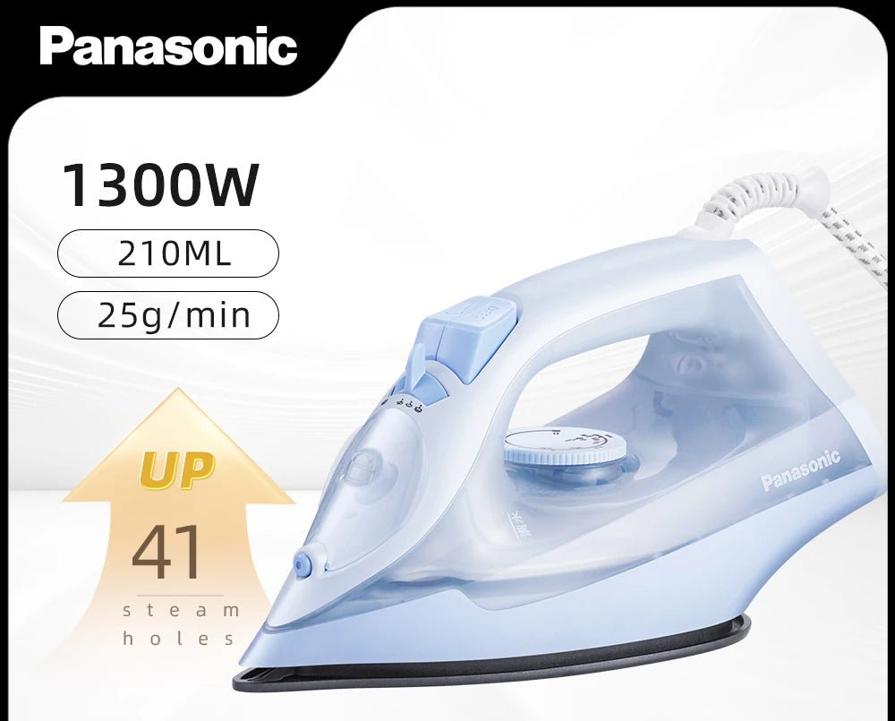 Panasonic Blue Steam Iron - itzy bitsy