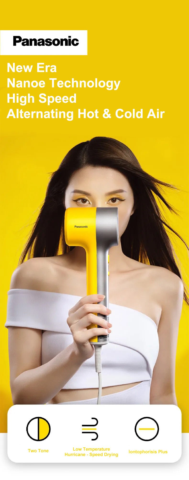 Panasonic EH - NE7H Hair Dryer - itzy bitsy