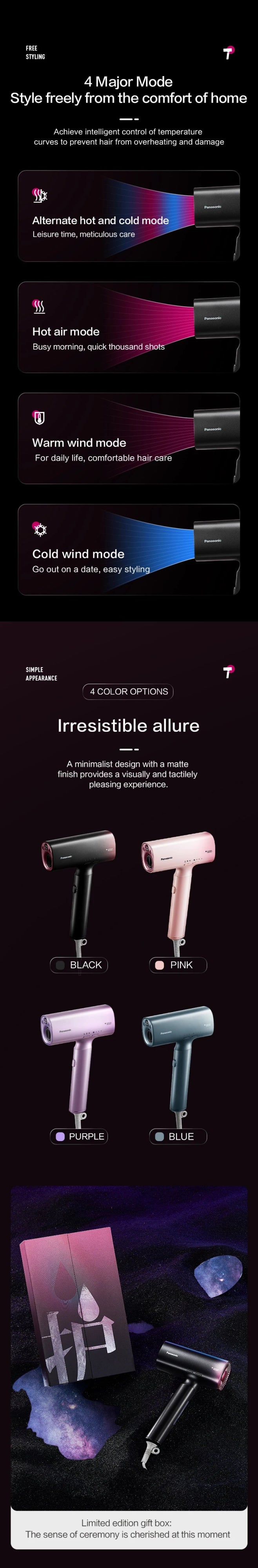 Panasonic EH - NX71 Hair Dryer - itzy bitsy