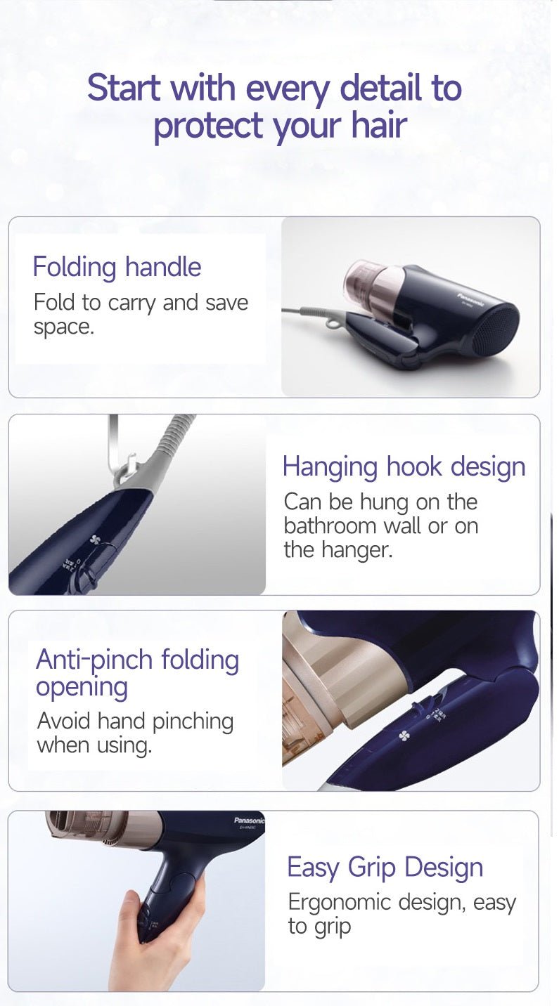 Panasonic EH - WNE6C Hair Dryer - itzy bitsy