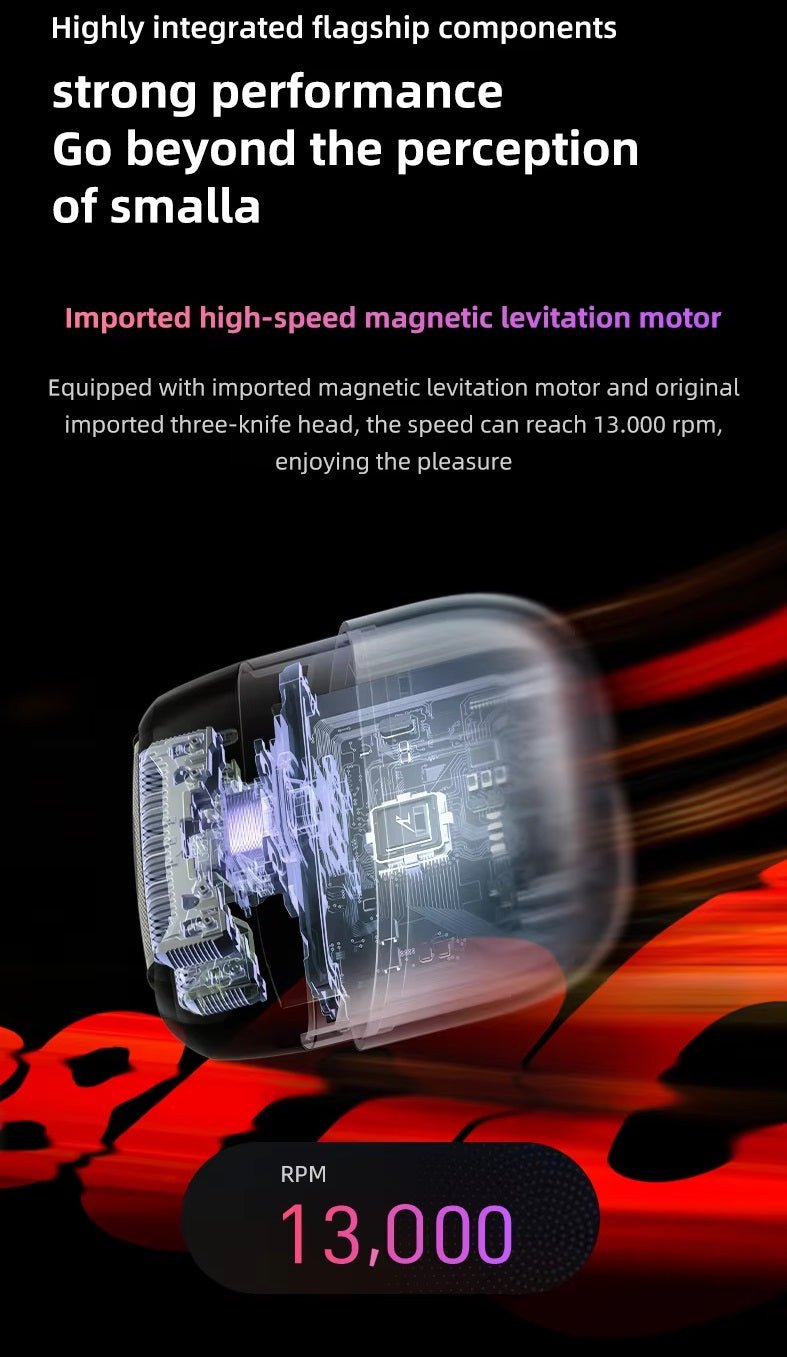 Panasonic Electric Mini Shaver - Pocket Size Portable Wireless Shaver - itzy bitsy