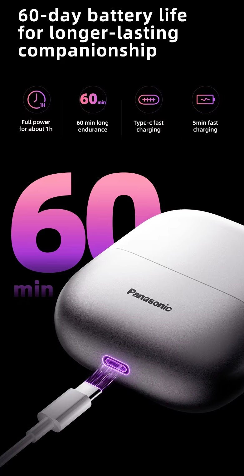 Panasonic Electric Mini Shaver - Pocket Size Portable Wireless Shaver - itzy bitsy