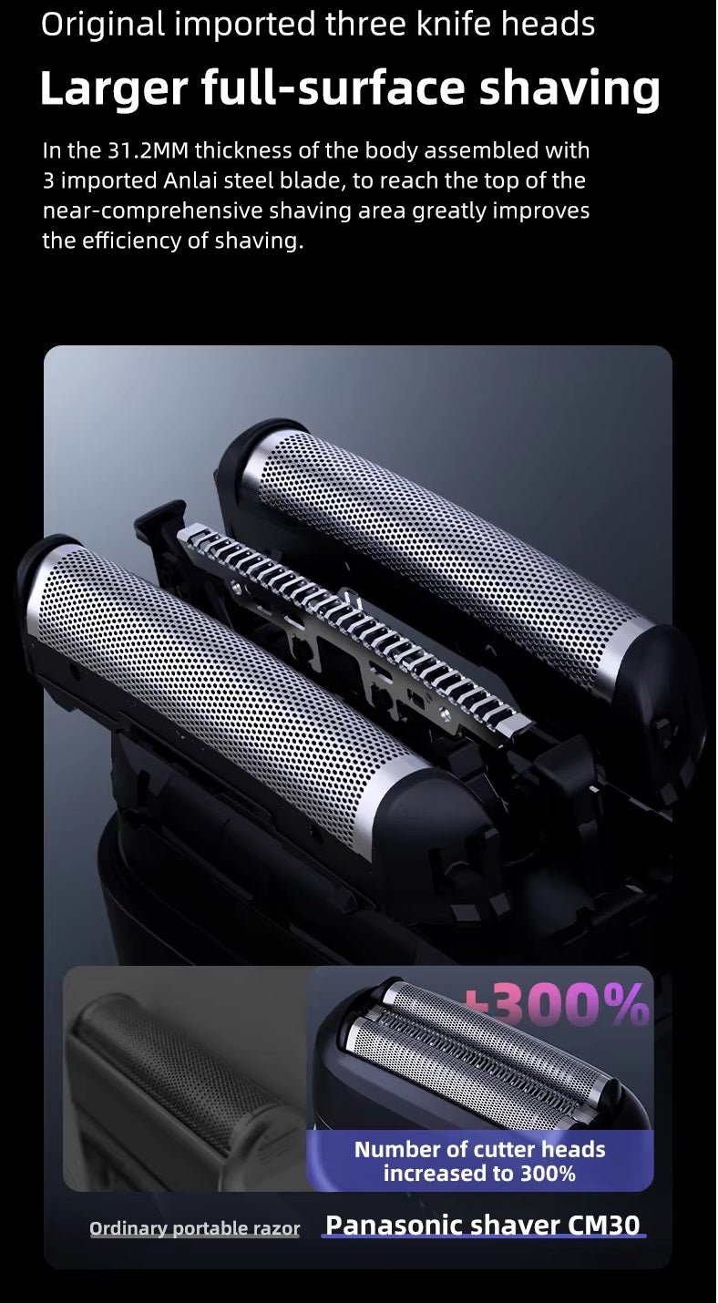 Panasonic Electric Mini Shaver - Pocket Size Portable Wireless Shaver - itzy bitsy