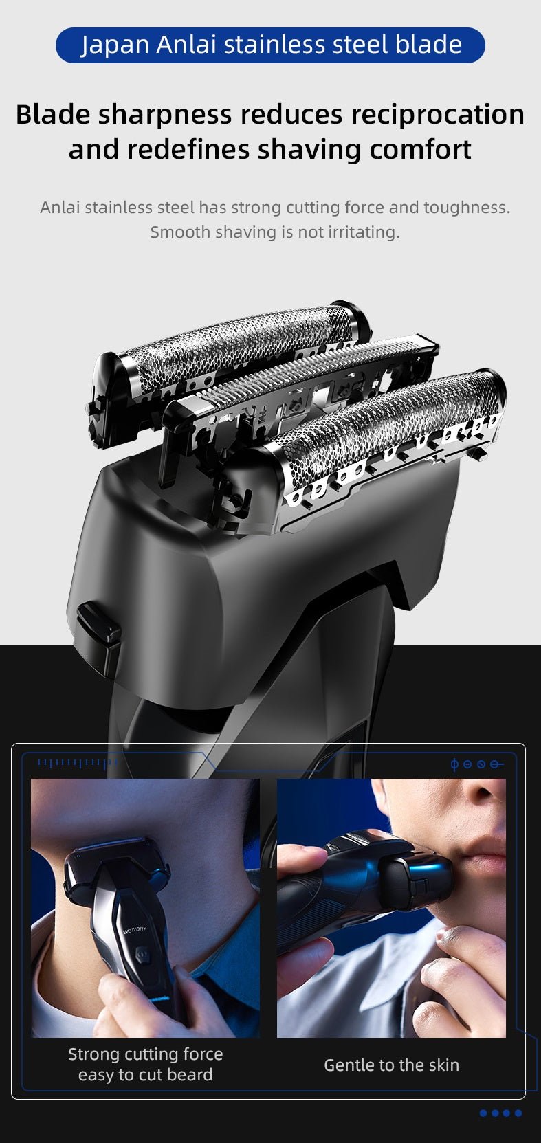 Panasonic Electric Shaver Dual Blade - itzy bitsy