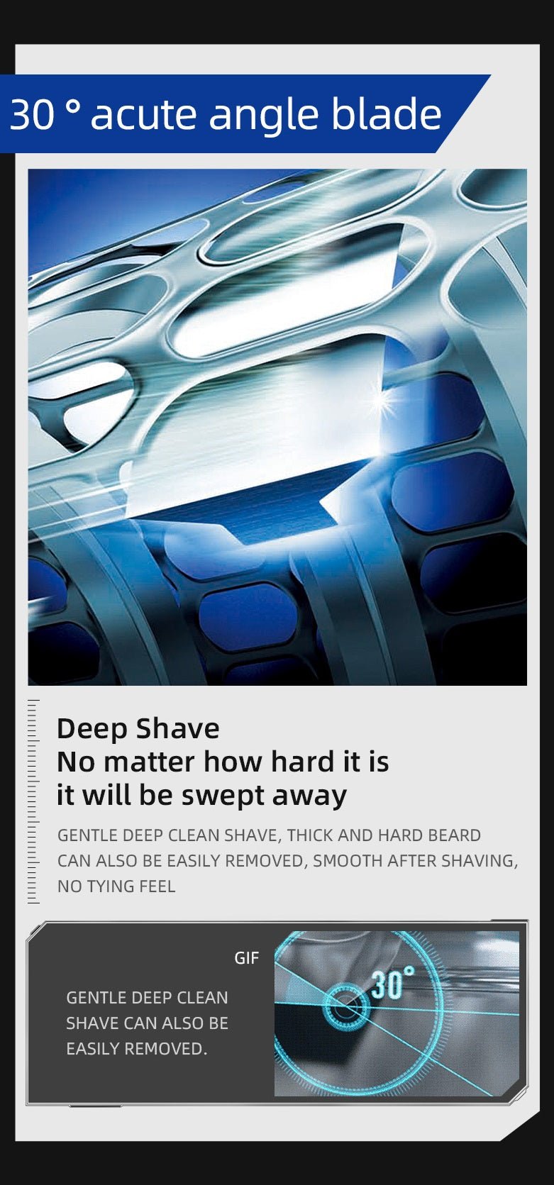 Panasonic Electric Shaver Dual Blade - itzy bitsy